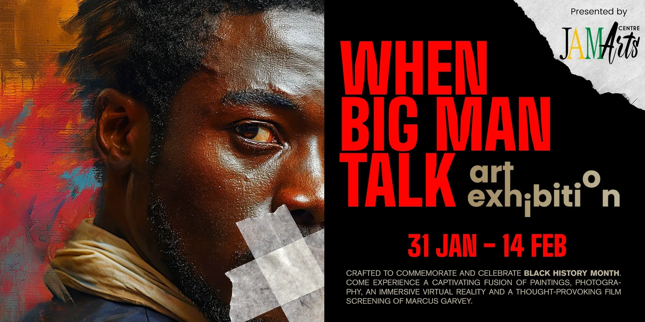 When Big Man Talk Art Exhibition